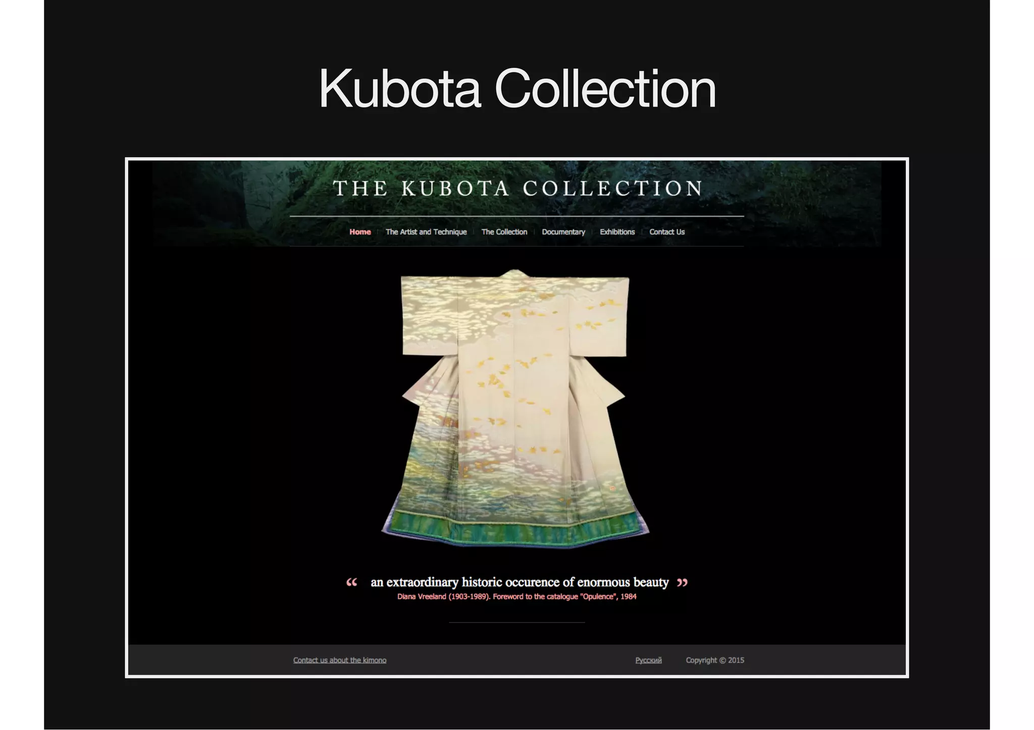 Kubota Collection
 