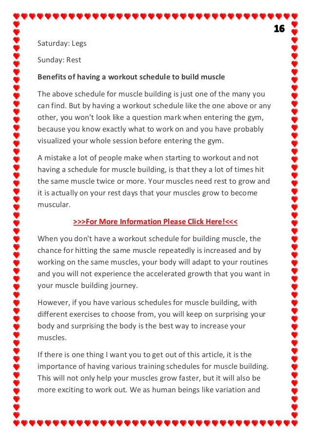 Questions concerning muscle weight gain