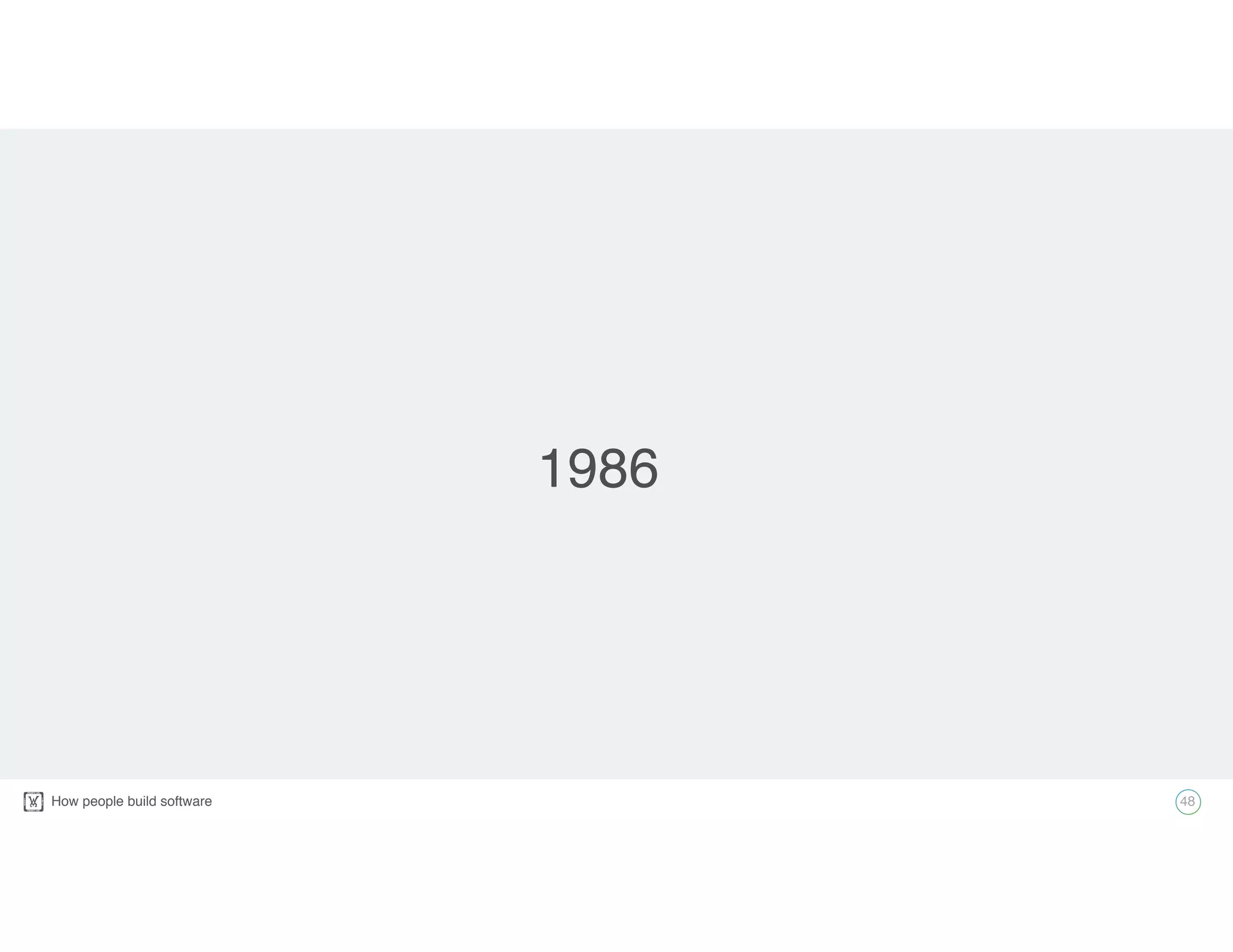 How people build software!
1986
48
 