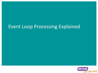 Event Loop Processing Explained
 