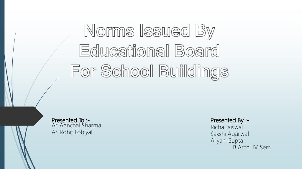 School Building norms