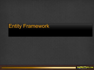 Applications work with a well Defined Model