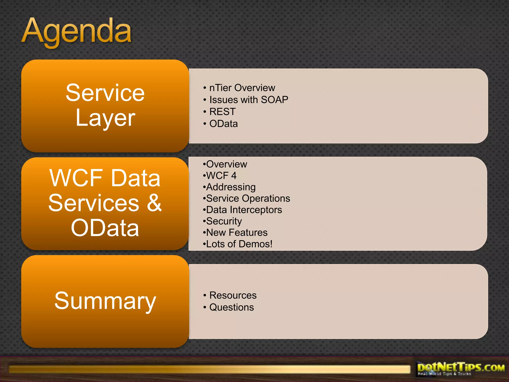 Check Out Your Local User Groups!San Diego Cloud Computing User Groupwww.azureusergroup.com/group/sandiegoazureusergroupSan Diego .NET Developers Groupwww.sddotnetdg.orgSan Diego .NET User Groupwww.sandiegodotnet.comSan Diego SQL Server User Groupwww.sdsqlug.org