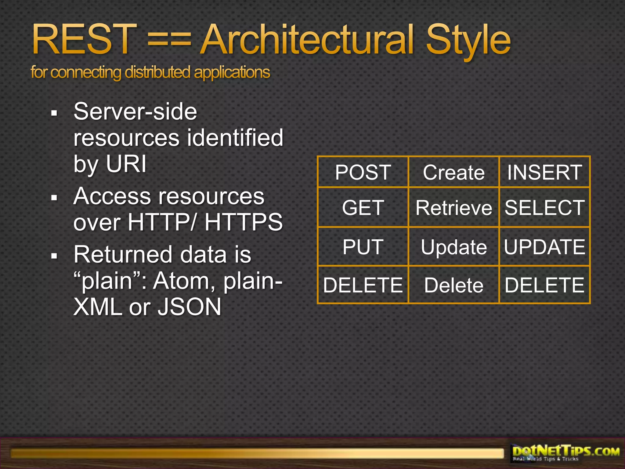 User ExperienceSecurityActive Directory, Card Space,  Windows Identity FoundationUI ComponentsWindows Forms, Windows Presentation Foundation, ASP.NET (AJAX, MVC), Silverlight, Windows MobilePresentation LayerLocal Storage/ CacheCommunications LayerWindows Communication Foundation (WCF), WCF Data Services, Web Services, Sync Services, Azure (Cloud), RIA Services, Workflow ServicesBusiness LayerBusiness EntitiesT4 TemplatesBusiness ComponentsBusiness WorkflowWindows Workflow FoundationData LayerEntity Framework, LINQ to SQL, DataSetsSQL Server