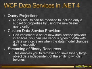 Data Services - A REST InterfaceThe underlying model