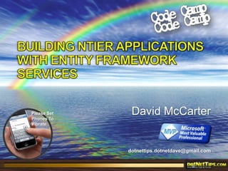 Building nTier Applications with Entity Framework Services 