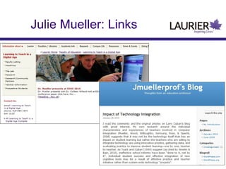Julie Mueller: Links

 