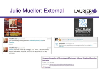 Julie Mueller: External

 