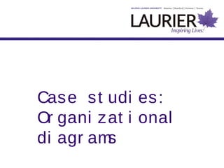 Cas e s t udi es :
Or gani z at i onal
di agr am
s

 