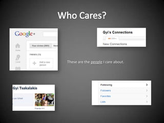 These are the people I care about.
 