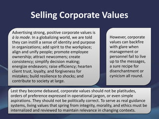 Strong Commercial Values Building on Values | PPTX