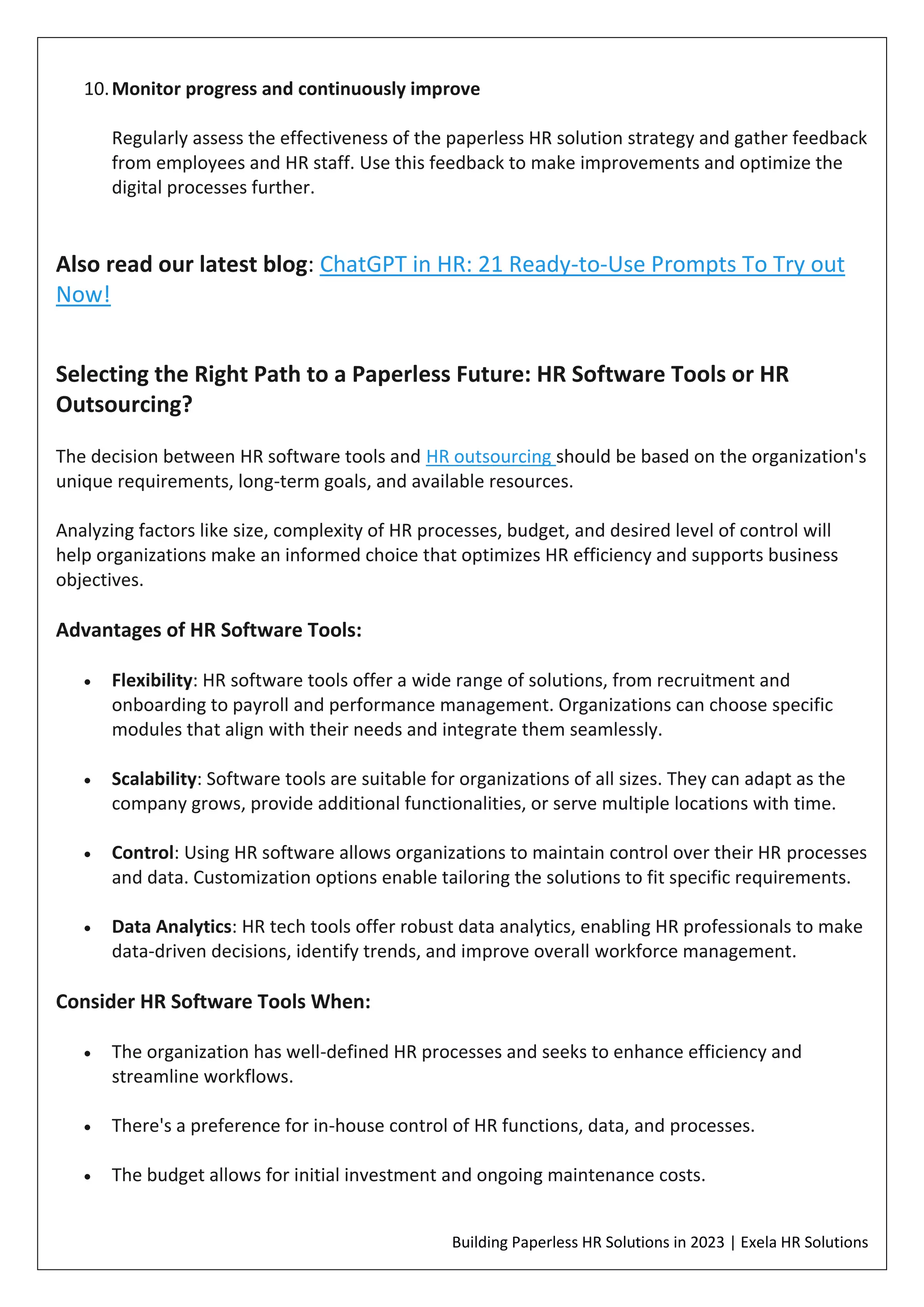 Building Paperless HR Solutions in 2023 PDF