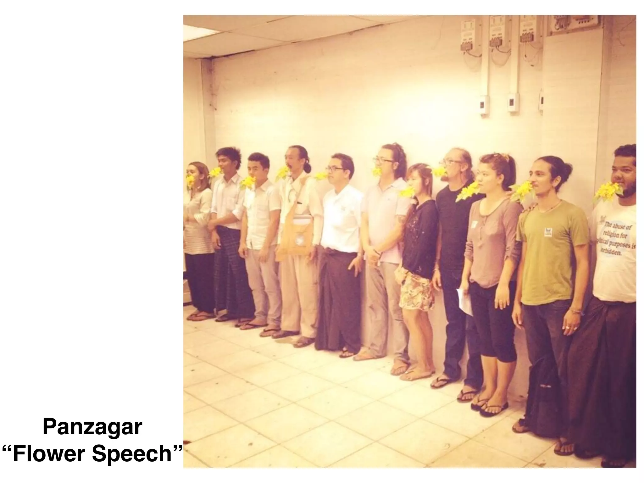 Panzagar!
“Flower Speech”