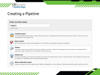 ©	2016	CloudBees,	Inc.		All	Rights	Reserved
Creating a Pipeline
 