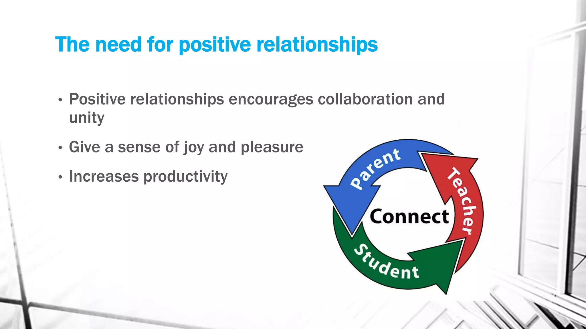 Building positive relationships PPTX Parenting Children Aged 411