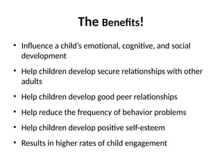 Building Positive Relationships with your Children.ppt