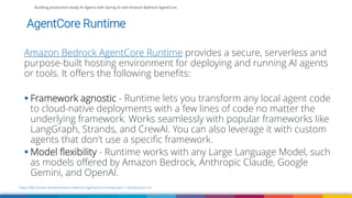 Building production-ready AI Agents with Spring AI and Amazon Bedrock ...