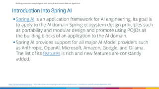 Building production-ready AI Agents with Spring AI and Amazon Bedrock ...