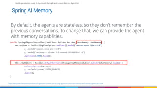 Building production-ready AI Agents with Spring AI and Amazon Bedrock ...