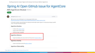 Building production-ready AI Agents with Spring AI and Amazon Bedrock ...