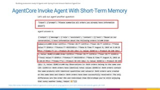 Building production-ready AI Agents with Spring AI and Amazon Bedrock ...