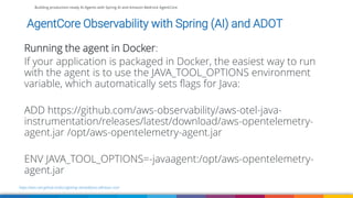 Building production-ready AI Agents with Spring AI and Amazon Bedrock ...