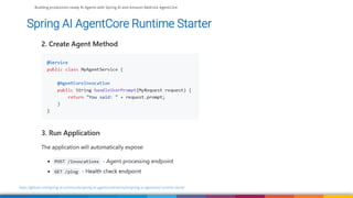 Building production-ready AI Agents with Spring AI and Amazon Bedrock ...