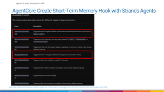 Agent Core Strands Building production-ready AI Agents with Strands Agents and Amazon ...
