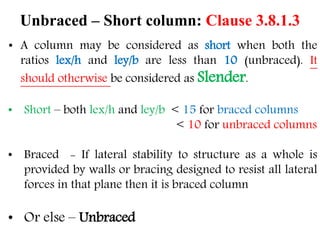 Lext Column Building project rc column | PPTX