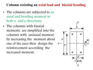 Column Bending Building project rc column | PPTX