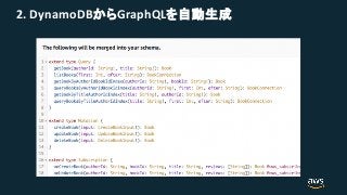 2. DynamoDB GraphQL
 