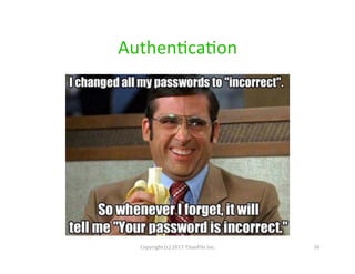 Authen4ca4on	
  

Copyright	
  (c)	
  2013	
  TitanFile	
  Inc.	
  

36	
  

 