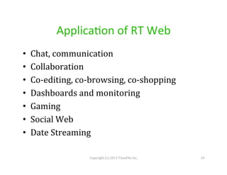 Building Real-Time Web Applications Slide 10