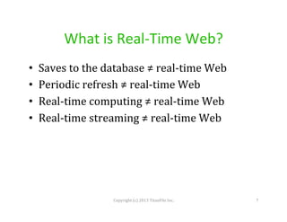 Building Real-Time Web Applications Slide 7