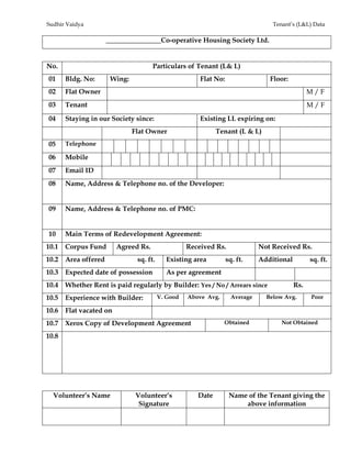 Housing Works Reference Form.pdf Building redevelopment referencer 27-09-2015-protected | PDF
