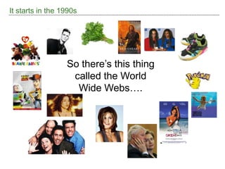 So there’s this thing called the World Wide Webs….It starts in the 1990s
