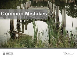 Common Mistakes
 