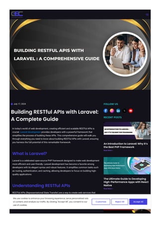 Building RESTful APIs with Laravel A Complete Guide.pdf | Web ...