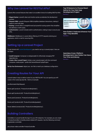 Building RESTful APIs with Laravel A Complete Guide.pdf | Web ...