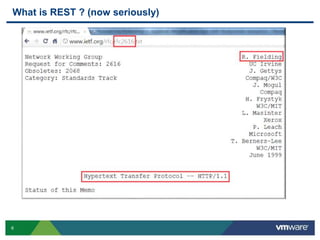 6
What is REST ? (now seriously)
 