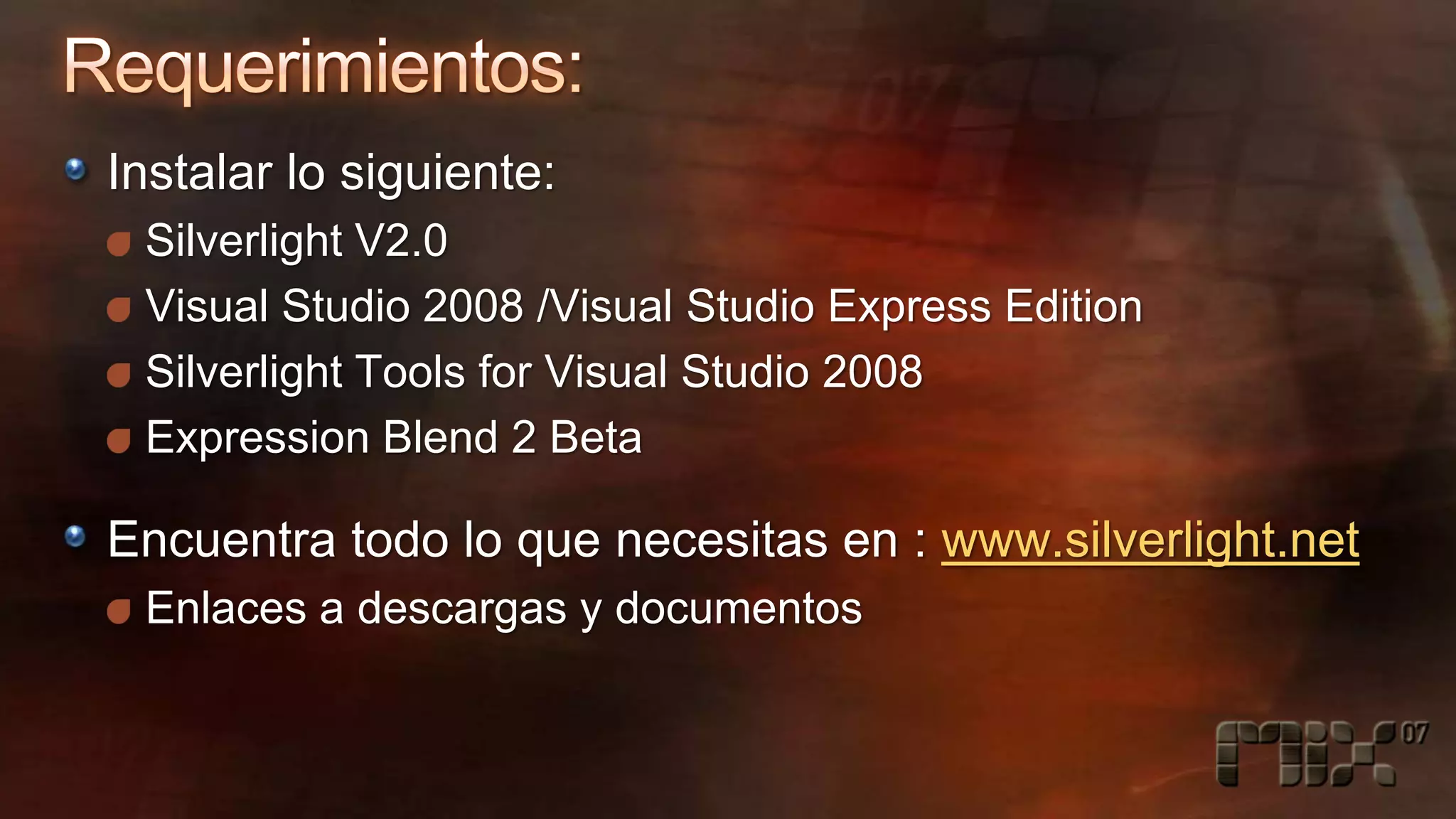 Building Ria Applications With Silverlight 2
