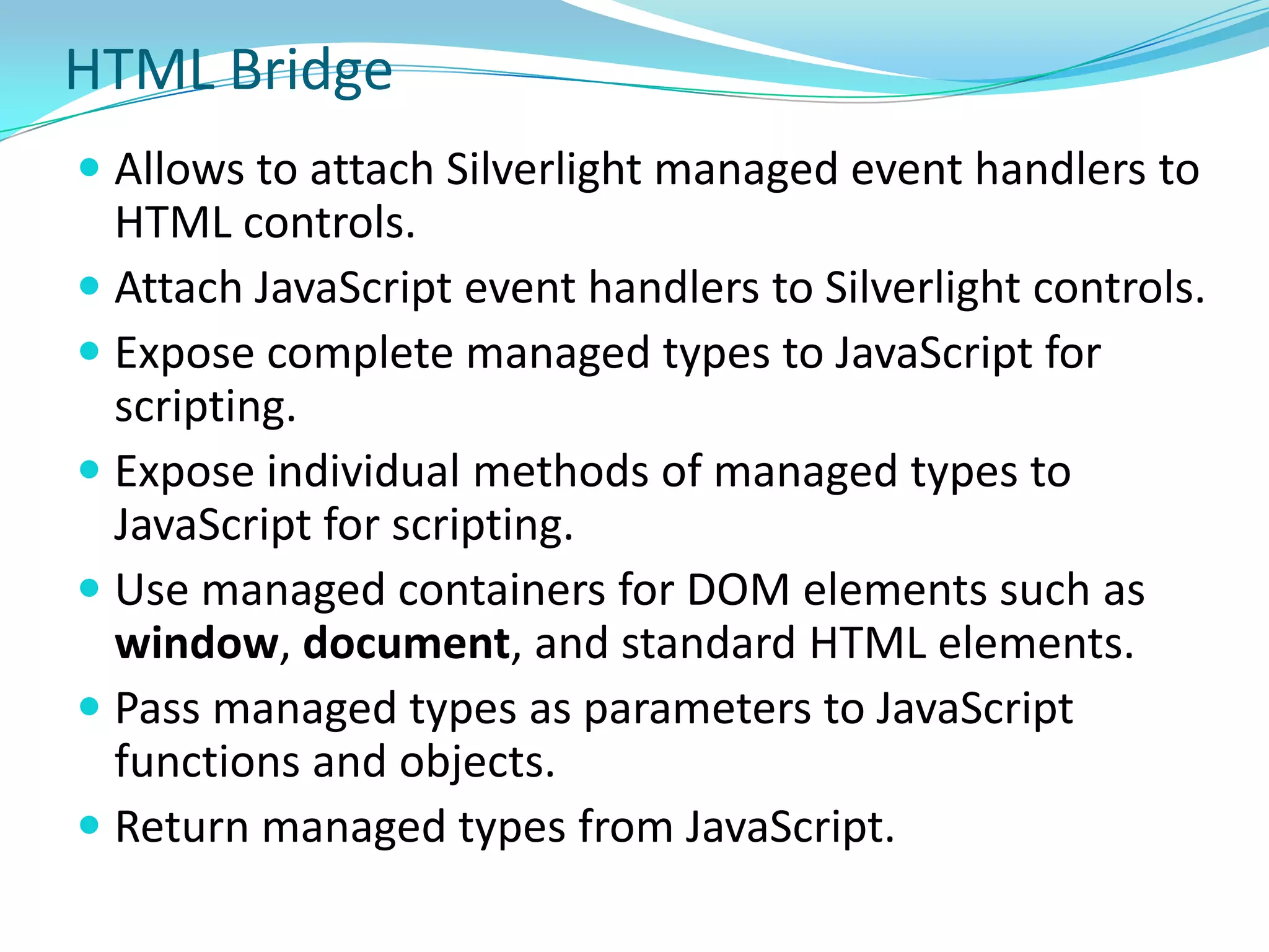 This behavior can be changed by setting Canvas.ZIndex attached property on objects within the Panel.Layout with Panels - StackPanelStacks child elements one after another 