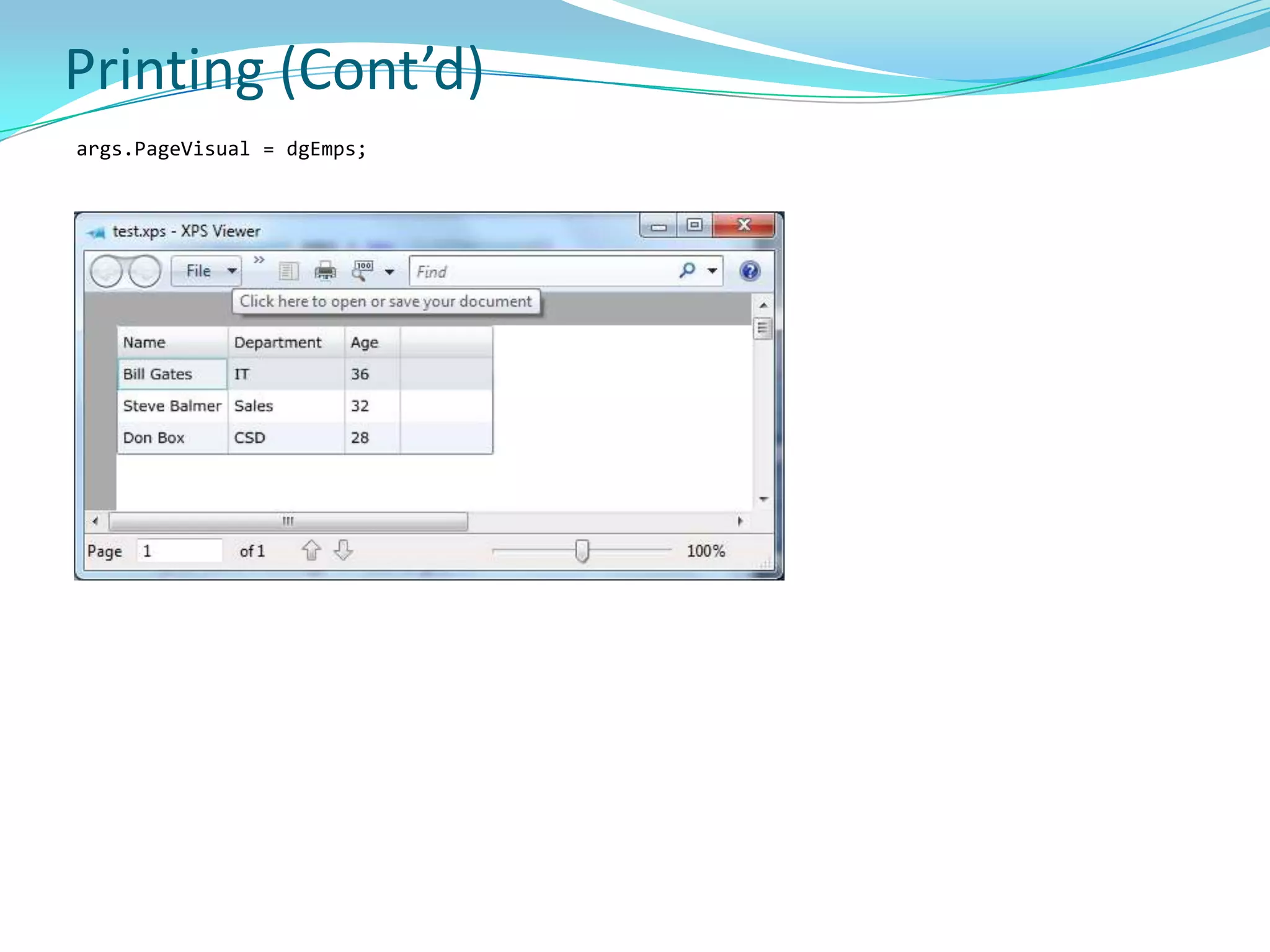 Pixel Shader EffectBlur EffectDrop Shadow Effect<Button Margin="20"FontSize="20">Drop Shadow Effect<Button.Effect><DropShadowEffect Color="Blue"BlurRadius="10" /></Button.Effect></Button><Button Margin="20"FontSize="20">Blur Effect<Button.Effect><BlurEffect Radius="4" /></Button.Effect></Button>