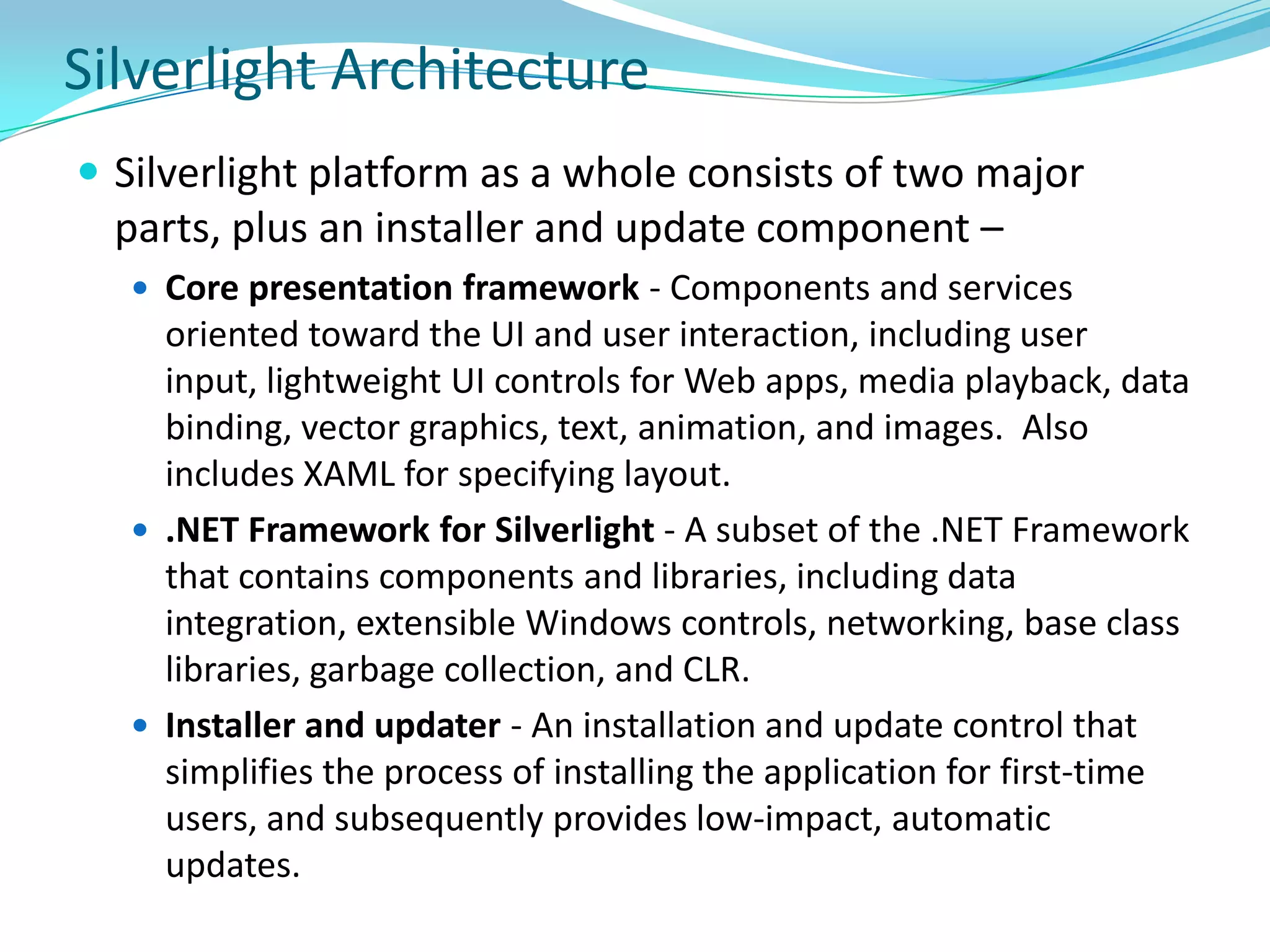 High-performing rich and interactive web-based apps.