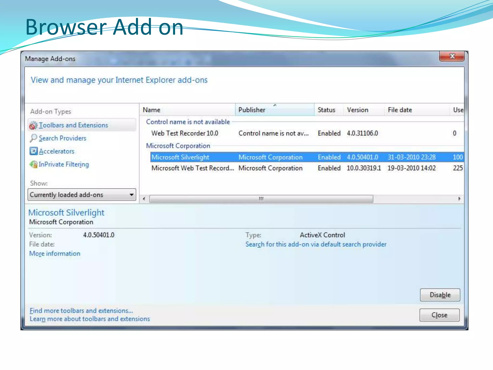 RIA Landscape – Other tools in MarketJava Applet / JavaFXJava platform for creating and delivering RIAs that can run across wide variety of connected devices. Enables building apps for desktop, browser and mobile phones. TV set-top boxes, gaming consoles, Blu-ray players and other platforms are planned.Developers use a statically typed, declarative language called JavaFX Script; Java code can be integrated into JavaFX programs. JavaFX is compiled to Java bytecode, so JavaFX applications run on any desktop and browser that runs the Java Runtime Environment (JRE) and on top of mobile phones running Java ME.On desktop, the current release supports Windows XP, Vista and Mac OS X OS. JavaFX 1.2 would support Linux and OpenSolarisOn mobile, JavaFX is capable of running on multiple mobile operating systems, including Symbian OS, Windows Mobile, and proprietary real-time operating systems.