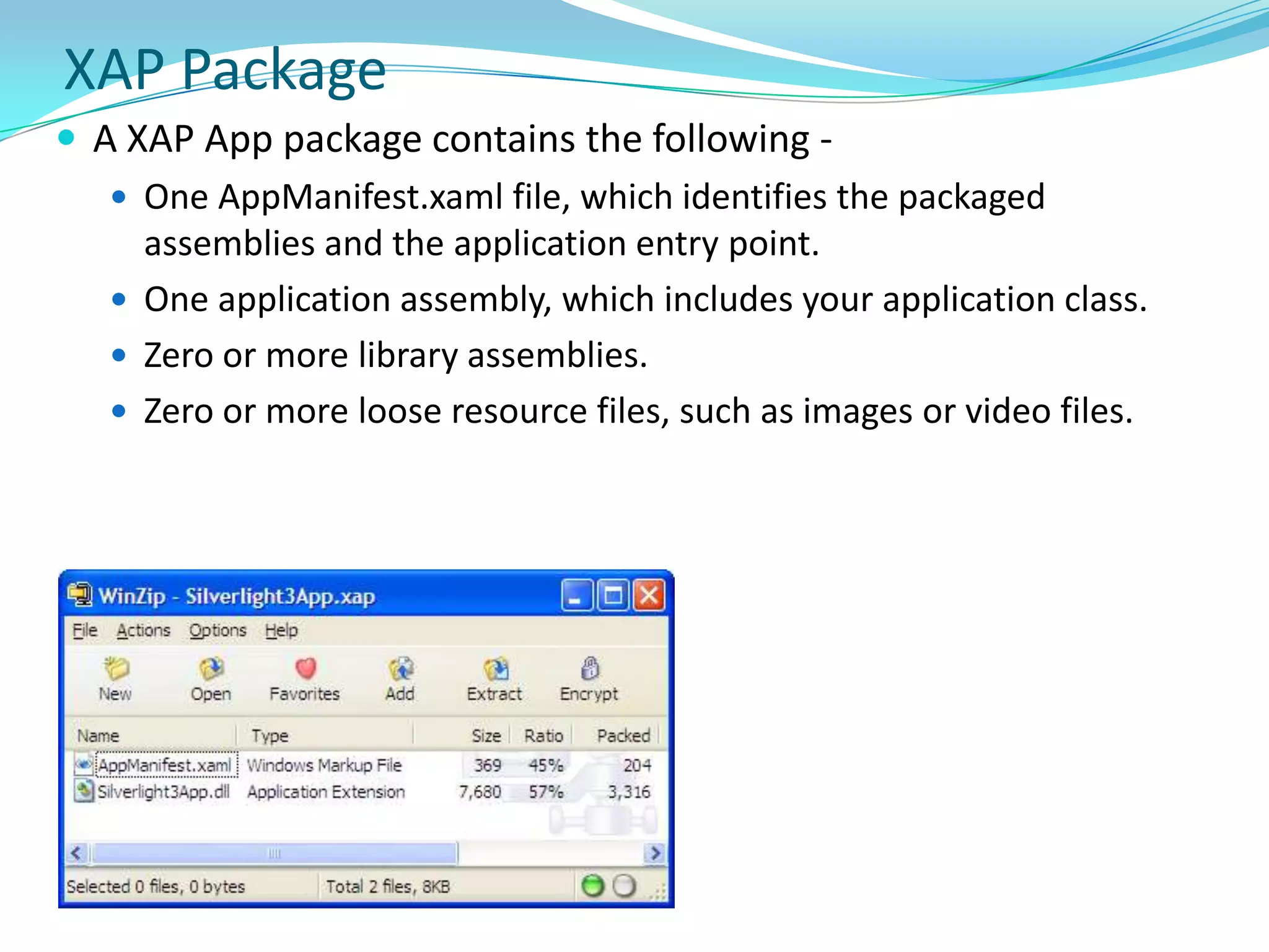 Browsers - IE 6/7/8, Firefox 1/2/3, Safari 2/3 (Chrome from S4)History of SilverlightMicrosoft showed first version along with WPF at MIX conference in March 2006 – was then called WPF/E (Windows presentation Foundation Everywhere)
