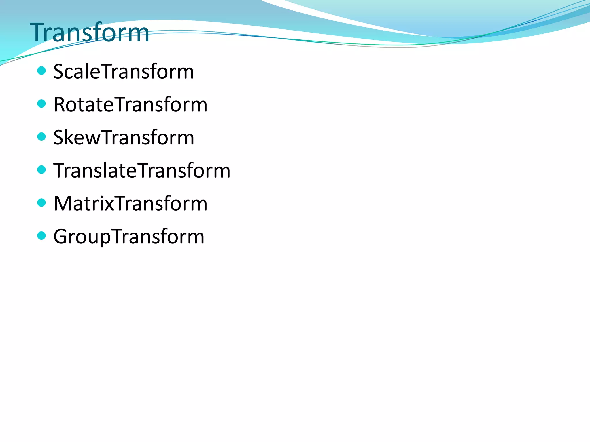 Application and Programming Model
