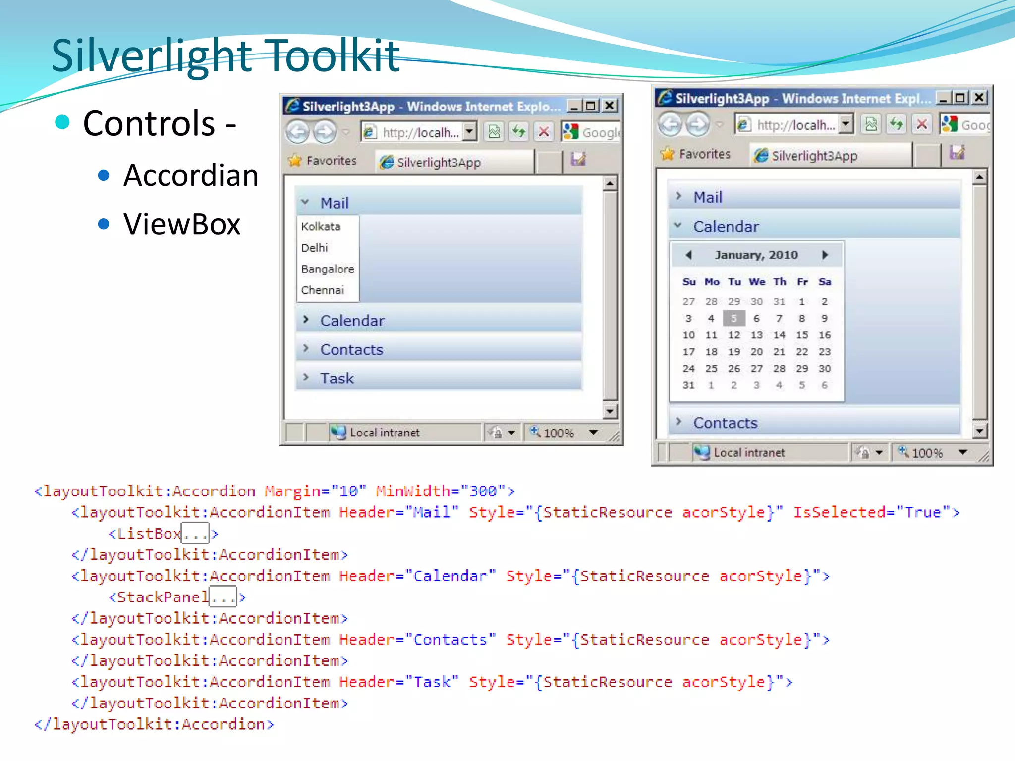 Application Structure (Cont’d)