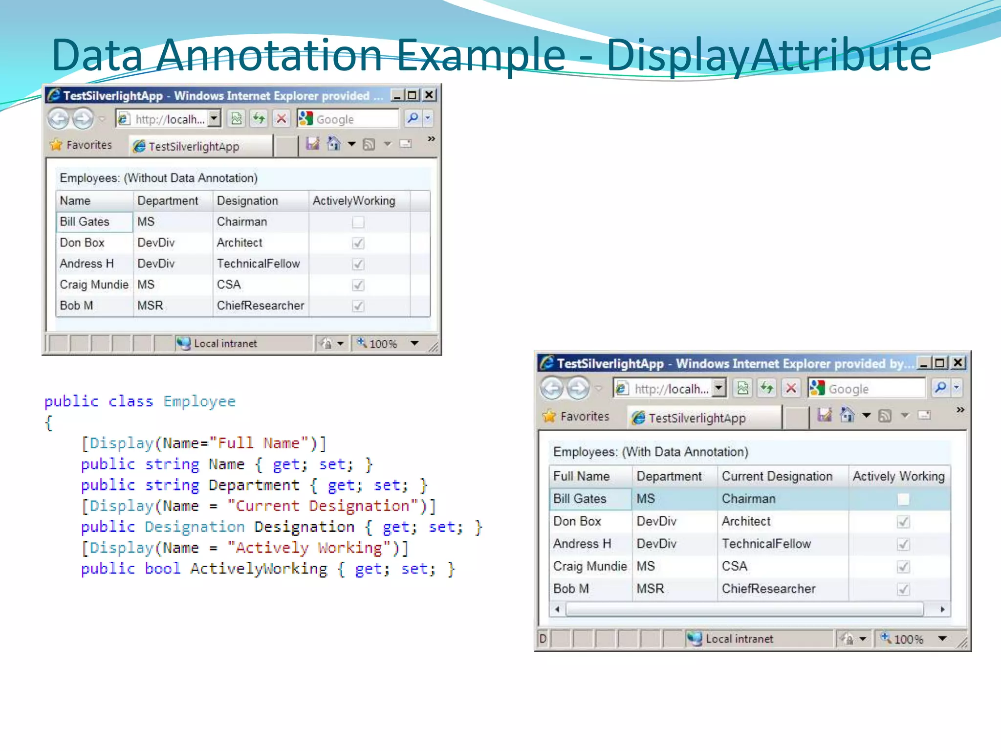 Silverlight Controls (Image, Audio, Video)HyperlinkButton