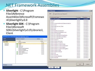 Silverlight 3.0 was released in late 2009.